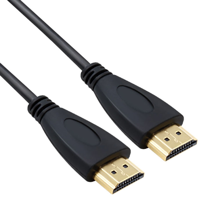 كابل HDMI إلى HDMI 19 دبوس بطول 1.8 متر، الإصدار 1.4، يدعم 3D، إيثرنت، تلفاز HD / إكس بوكس 360 / بلاي ستيشن 3 وغيرها (مطلي بالذهب)، الطول: 1.8 متر