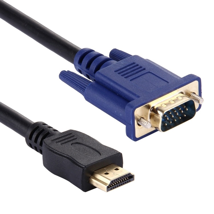 كابل فيديو HDMI ذكر إلى VGA ذكر 15 دبوس بطول 1.8 متر