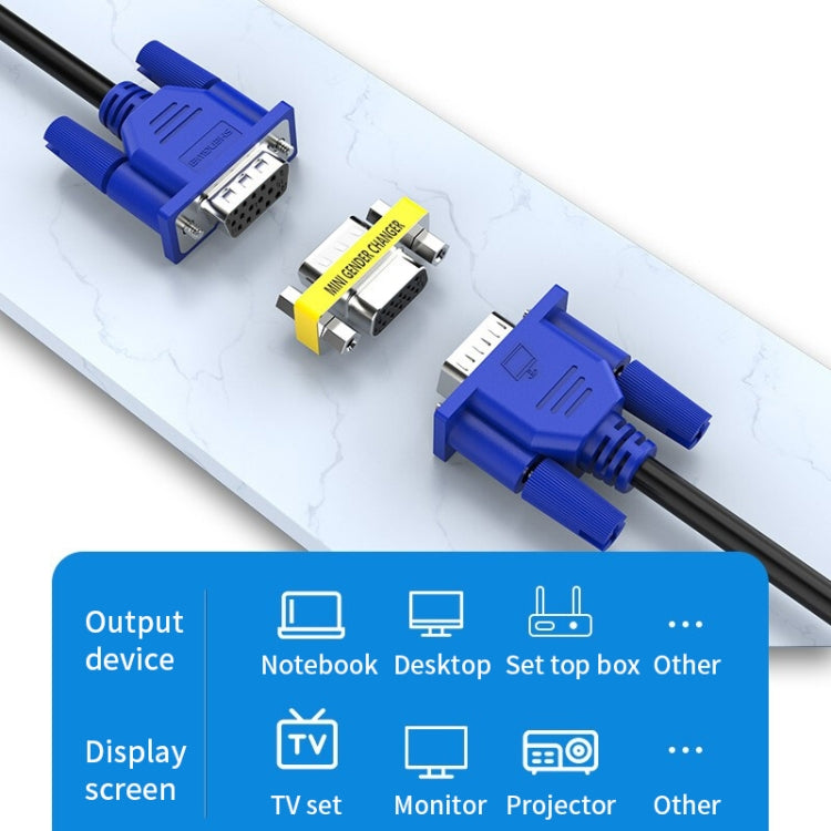 VGA 15Pin Male to VGA 15Pin Female adapter, VGA Male to Female