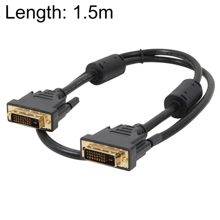 كابل DVI 24+1 دبوس ذكر إلى DVI 24+1 دبوس ذكر، الطول: 1.5م