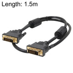 DVI 24+1P Male to DVI 24+1P Male Cable, Length: 1.5m