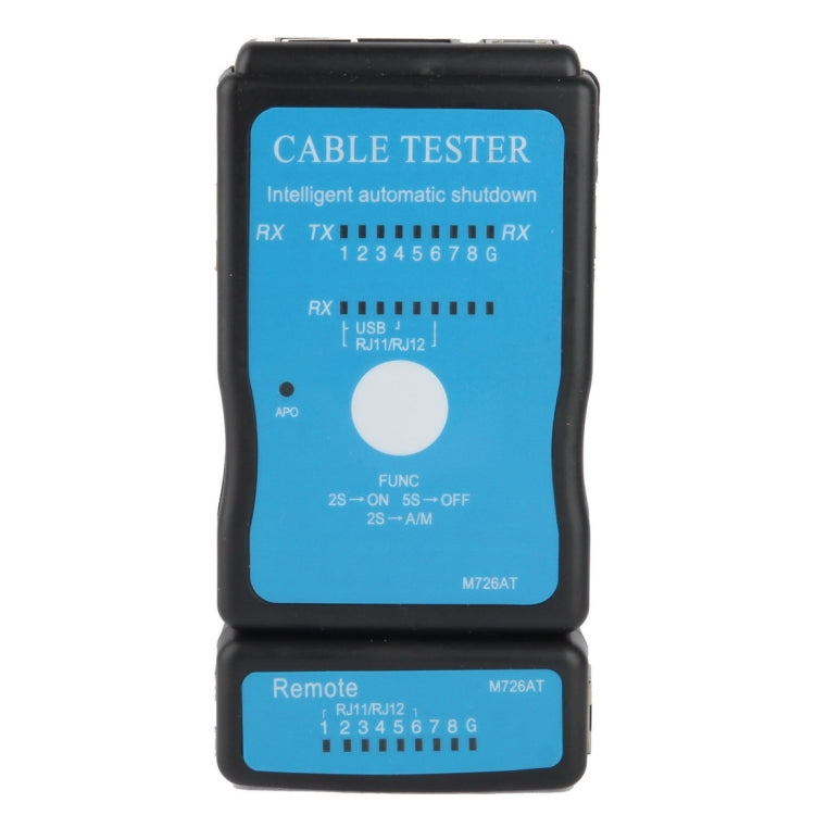كابل USB، جهاز اختبار كابل شبكة متعدد الوظائف RJ45 و RJ11، RJ45/RJ11 أزرق