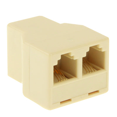 مقسم هاتف RJ11 أنثى إلى 2 أنثى، RJ11 أنثى إلى 2 أنثى