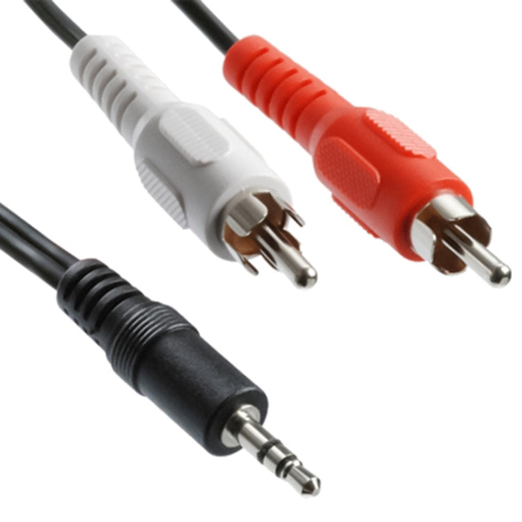 كابل صوت جاك 3.5 مم ستيريو إلى RCA ذكر بجودة جيدة، الطول: 5 أمتار، جودة جيدة، الطول: 5 أمتار