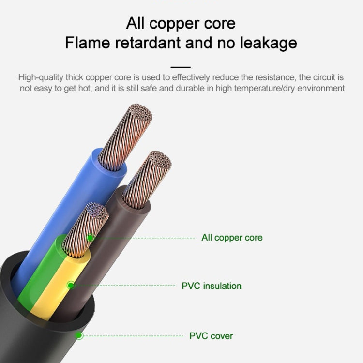 EU Power Cord, Cable Length: 1.2m, 1.2m