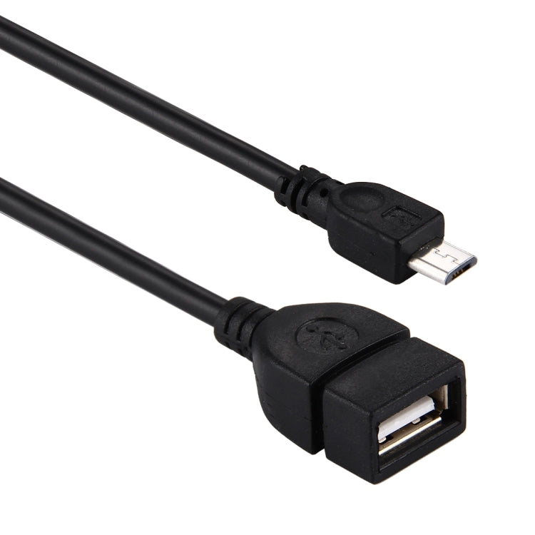 محول USB A أنثى إلى Micro USB 5 دبابيس ذكر بطول 10 سم مع OTG