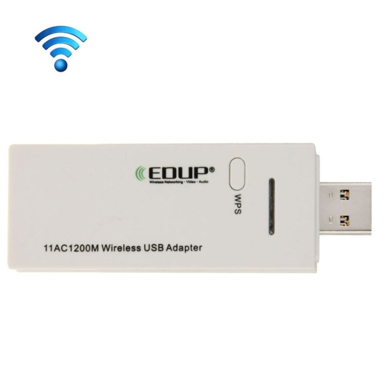 محول واي فاي لاسلكي USB 3.0 ثنائي النطاق EDUP AC-1601 802.11AC 1200M، AC-1601 بسرعة 1200 ميجابت في الثانية