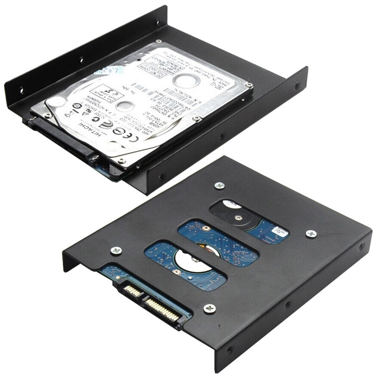 محول محرك الأقراص الصلبة SSD HDD من 2.5 بوصة إلى 3.5 بوصة حامل محول معدني