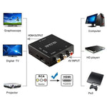 محول فيديو HDV-M610 صغير الحجم بدقة Full HD 1080P من HDMI إلى AV/CVBS، HDMI إلى AV/CVBS (صغير)