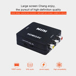 محول فيديو صغير VK-126 بدقة HD من HDMI إلى AV/CVBS، HDMI إلى AV/CVBS