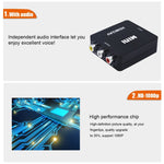 محول فيديو صغير VK-126 بدقة HD من HDMI إلى AV/CVBS، HDMI إلى AV/CVBS