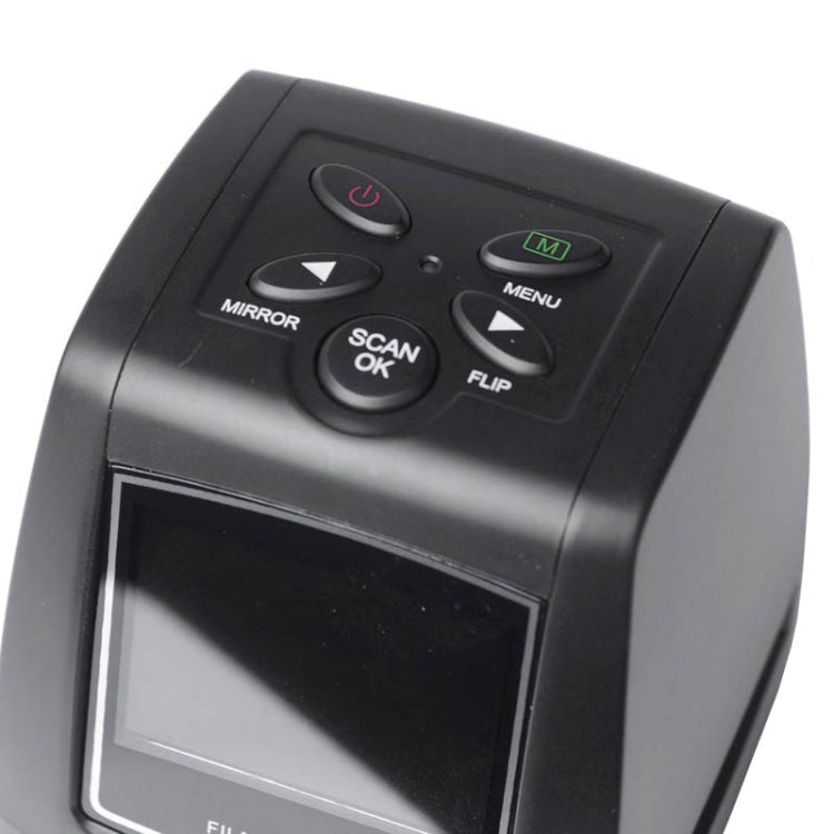 ماسح أفلام EC718 USB 2.0 بدقة 5 ميجابكسل بشاشة TFT LCD بحجم 2.36 بوصة، يدعم بطاقة SD، EC718