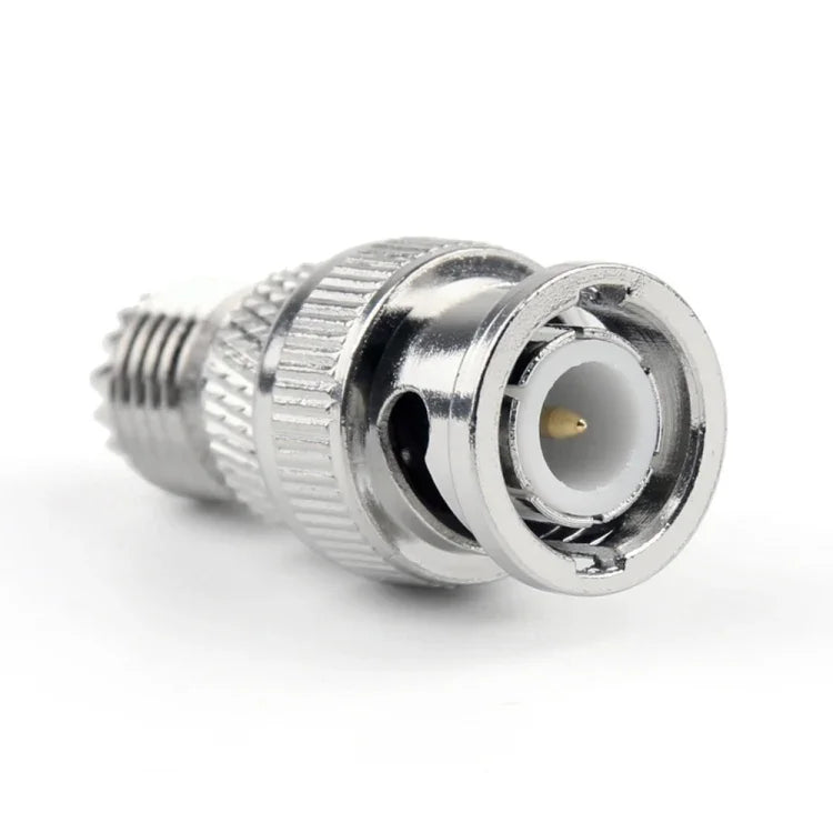 موصل ذكر BNC + أنثى Mini UHF محول RF محوري، ذكر + Mini UHF