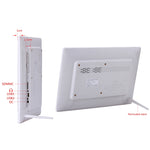 إطار صور رقمي مقاس 12.1 بوصة مع حامل وجهاز تحكم عن بعد، برنامج Allwinner F16، يدعم SD / MMC / USB فلاش ديسك، 12.1 بوصة