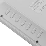 إطار صور رقمي متعدد الوسائط بشاشة LED مقاس 12 بوصة مع حامل ومشغل موسيقى وأفلام، يدعم إدخال بطاقة USB / SD / Micro SD / MMC / MS / XD