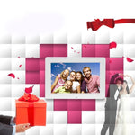إطار صور رقمي بشاشة LED عريضة مقاس 13 بوصة بدقة 1024 × 768 / 16:9 مع حامل وجهاز تحكم عن بعد، يدعم SD / MicroSD / MMC / MS / XD / USB فلاش ديسك، 13 بوصة