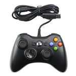 يد تحكم سلكية USB 2.0 لجهاز XBOX360، توصيل وتشغيل، طول الكابل: 2.5 م، لـ XBOX360، لـ XBOX360 (أسود)
