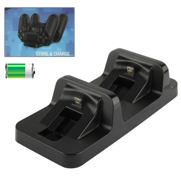 DOBE USB Dual Charger Dock Station for PS4 Wireless Controller (TP4-002), TP4-002