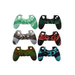 غطاء حماية سيليكون تمويهي لوحدة تحكم PS4، تسليم لون عشوائي، FS-03