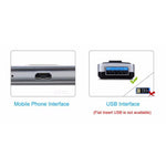 قارئ ذاكرة USB صغير على نمط أندرويد مع منفذ Micro USB OTG