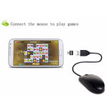 قارئ ذاكرة USB صغير على نمط أندرويد مع منفذ Micro USB OTG