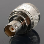 محول موصل ذكر UHF UG-273 إلى موصل أنثى BNC مطلي بالنيكل، من ذكر UHF إلى أنثى BNC