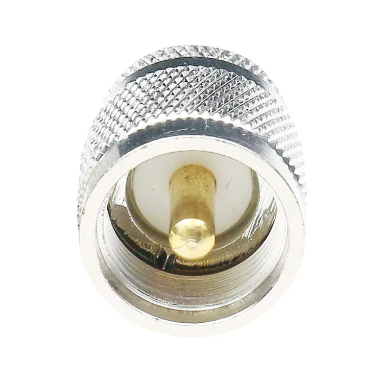 محول موصل ذكر UHF إلى أنثى Mini UHF RF كوكسيال، من ذكر UHF إلى أنثى Mini UHF