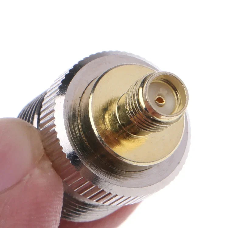 موصل من أنثى UHF إلى أنثى SMA، من أنثى UHF إلى أنثى SMA
