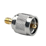 محول موصل ذكر UHF إلى أنثى SMA RF كوكسيال، من ذكر UHF إلى أنثى SMA