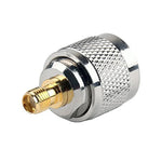 محول موصل ذكر UHF إلى أنثى SMA RF كوكسيال، من ذكر UHF إلى أنثى SMA