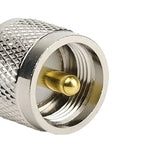 محول موصل ذكر UHF إلى أنثى SMA RF كوكسيال، من ذكر UHF إلى أنثى SMA