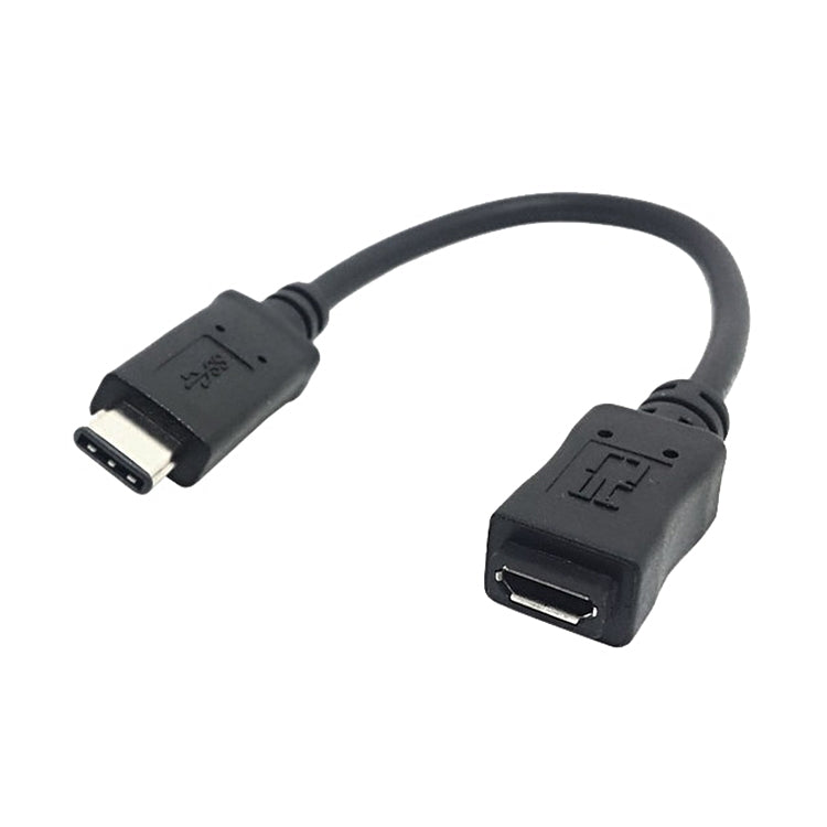 كابل CY-201 USB 3.1 Type-C ذكر إلى Micro USB 2.0 أنثى لنوكيا N1، طول الكابل: 20 سم