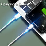USB-C / Type-C 3.1 Male to 8 Pin Male Data Cable, Cable Length: 1m