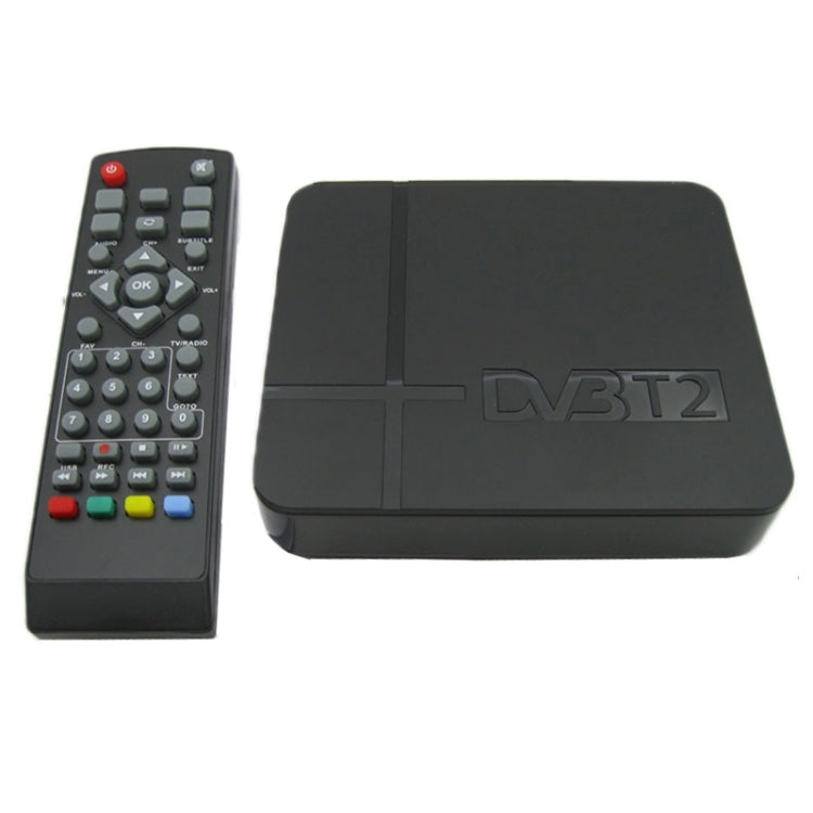 جهاز استقبال أرضي صغير HD DVB-T2، يدعم USB / HDMI / MPEG4 / H.264