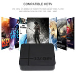 جهاز استقبال أرضي صغير HD DVB-T2، يدعم USB / HDMI / MPEG4 / H.264