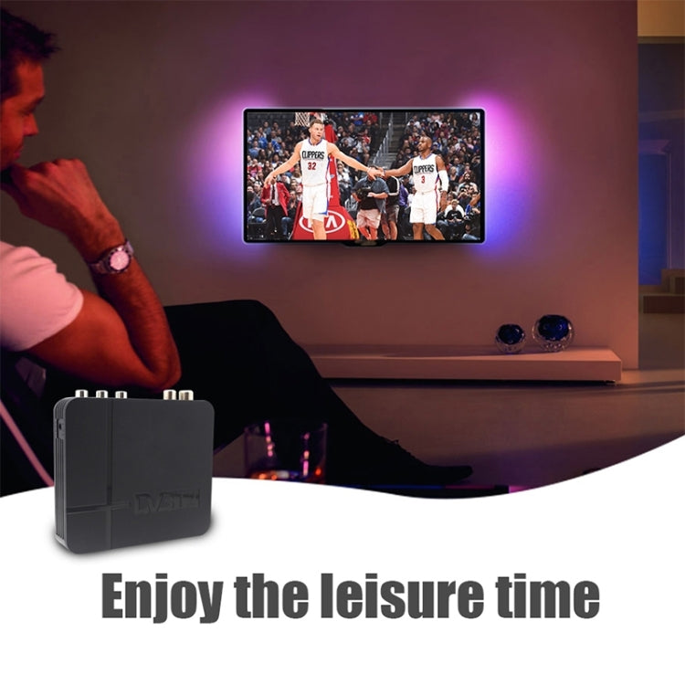 جهاز استقبال أرضي صغير HD DVB-T2، يدعم USB / HDMI / MPEG4 / H.264