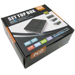 جهاز استقبال أرضي صغير HD DVB-T2، يدعم USB / HDMI / MPEG4 / H.264