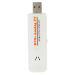 عصا تلفاز رقمية صغيرة USB 2.0 مزدوجة الوحدة DVB تناظرية، تدعم FM + AV + DVB-T / T2 / C، DVB-T/T2/C