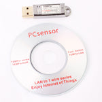 مقياس حرارة USB / حساس رقمي مدمج للكمبيوتر، نطاق درجة الحرارة: من -67 درجة فهرنهايت إلى 257 درجة فهرنهايت