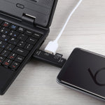 محول قارئ بطاقات 3 في 1 D-188 من TF وUSB إلى Micro USB وType-C OTG
