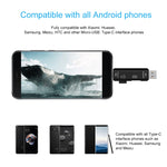 محول قارئ بطاقات 3 في 1 D-188 من TF وUSB إلى Micro USB وType-C OTG