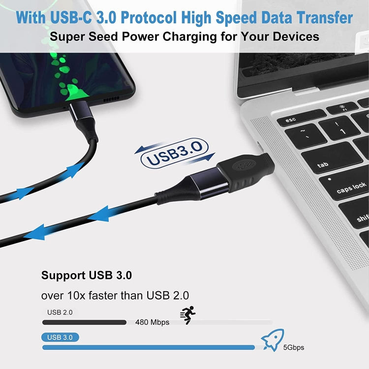 محول USB-C / Type-C ذكر إلى USB 3.0 أنثى OTG