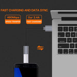 محول غلاف معدني من 8 Pin أنثى إلى USB-C / Type-C ذكر