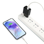 شاحن سفر سريع USB QC 3.0 + PD 20 واط USB-C / Type-C LZ-728، قابس أوروبي