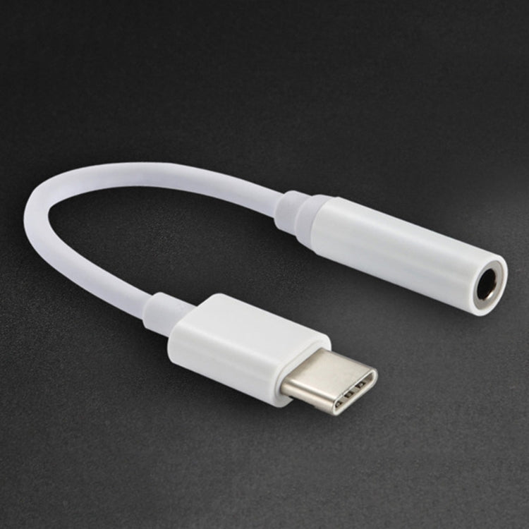 محول صوت 3.5 مم أنثى إلى USB-C / Type-C ذكر بطول 12.5 سم، 12.5 سم Type-C إلى 3.5 مم