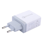 شاحن حائط سريع USB QC3.0 ثلاثي المنافذ XHF30W، قابس أوروبي