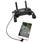 كابل تحويل بيانات 30 سم من Micro USB إلى USB-C / Type-C لوحدة تحكم DJI MAVIC PRO & SPARK، الهواتف الذكية، الأجهزة اللوحية، Micro USB إلى USB-C / Type-C