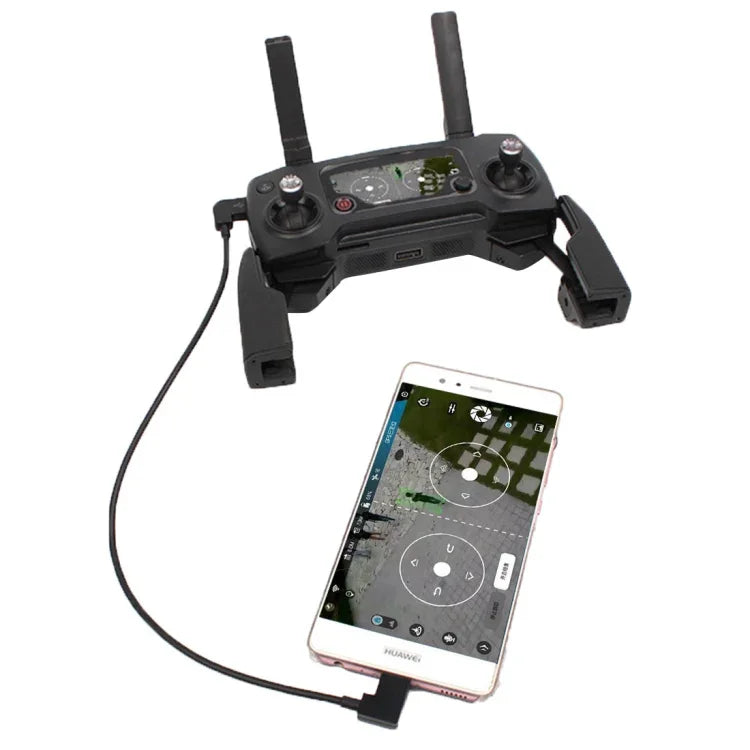 كابل تحويل بيانات 30 سم من Micro USB إلى USB-C / Type-C لوحدة تحكم DJI MAVIC PRO & SPARK، الهواتف الذكية، الأجهزة اللوحية، Micro USB إلى USB-C / Type-C