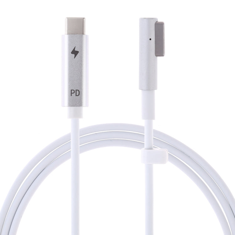 كابل شحن 85W 5 دبابيس MagSafe 1 (على شكل L) إلى USB-C / Type-C PD، 85W MagSafe 1