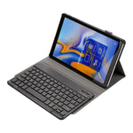 غطاء لوحة مفاتيح بلوتوث ST590S 3.0 بنسيج صوف ناعم من الجلد الصناعي PU وABS قابل للفصل مع إضاءة خلفية بسبعة ألوان، غطاء جلد لجهاز سامسونج جالاكسي تاب A 10.5 بوصة T590 / T595، مع فتحة وقلم حامل
